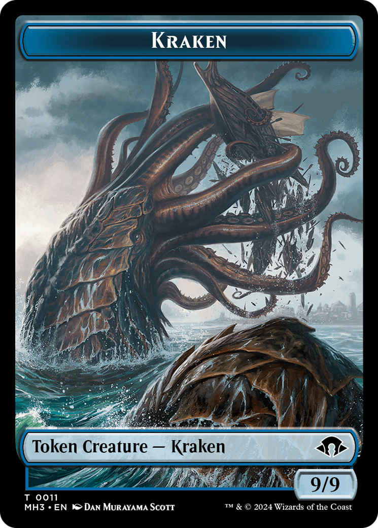 Kraken Token [Modern Horizons 3 Tokens] | Exor Games Dartmouth