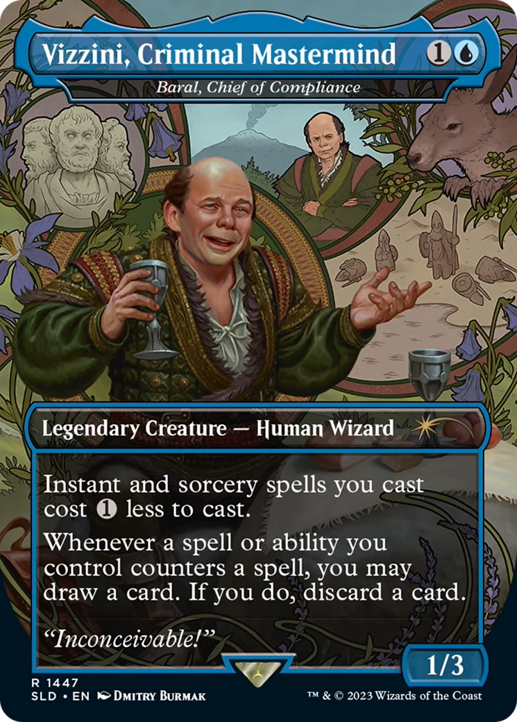 Vizzini, Criminal Mastermind - Baral, Chief of Compliance [Secret Lair Drop Series] | Exor Games Dartmouth