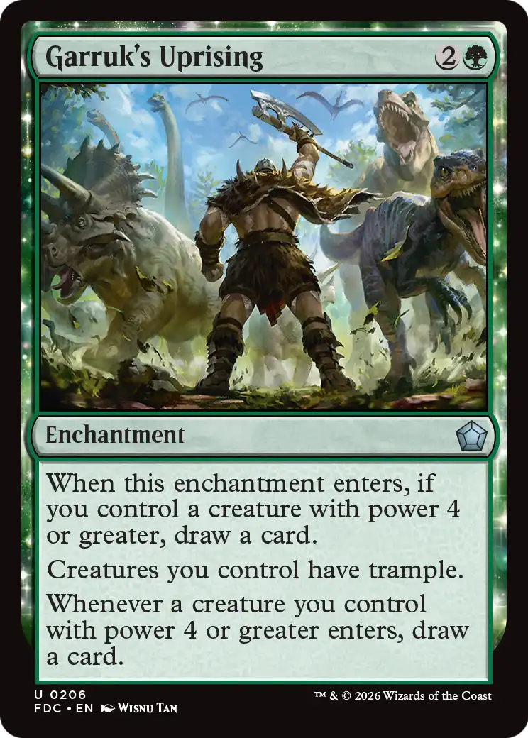 Garruk's Uprising [Foundations Commander] | Exor Games Dartmouth