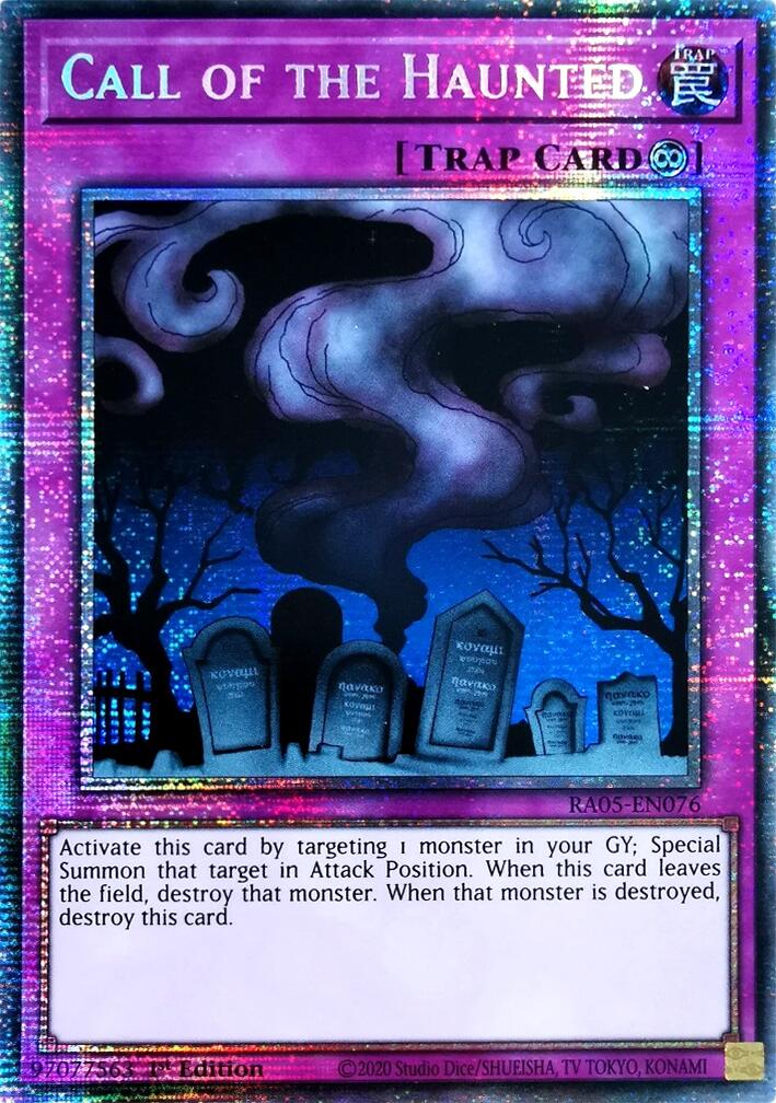 Call of the Haunted (Starlight Rare) [RA05-EN076] Starlight Rare | Exor Games Dartmouth