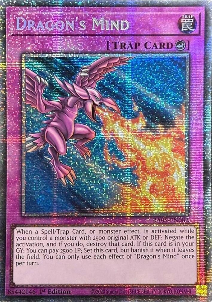 Dragon's Mind (Starlight Rare) [RA05-EN082] Starlight Rare | Exor Games Dartmouth