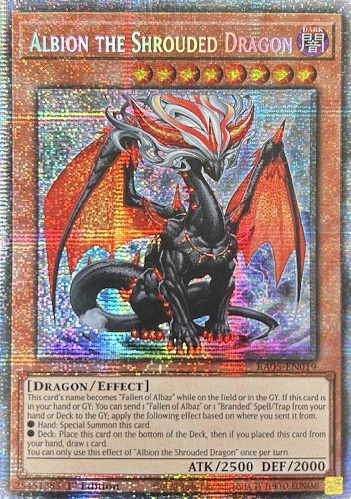 Albion the Shrouded Dragon (Starlight Rare) [RA05-EN019] Starlight Rare | Exor Games Dartmouth