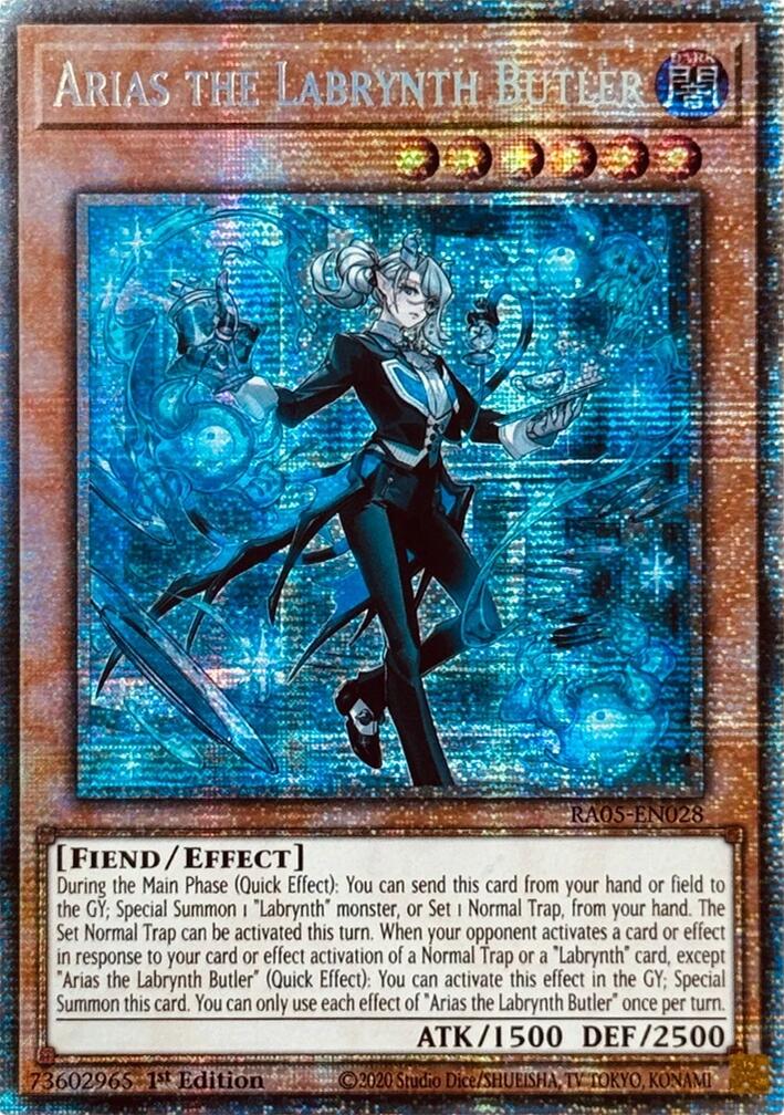 Arias the Labrynth Butler (Starlight Rare) [RA05-EN028] Starlight Rare | Exor Games Dartmouth