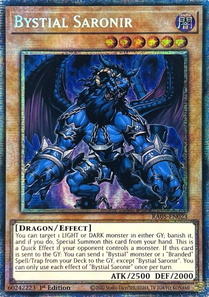 Bystial Saronir (Starlight Rare) [RA05-EN023] Starlight Rare | Exor Games Dartmouth