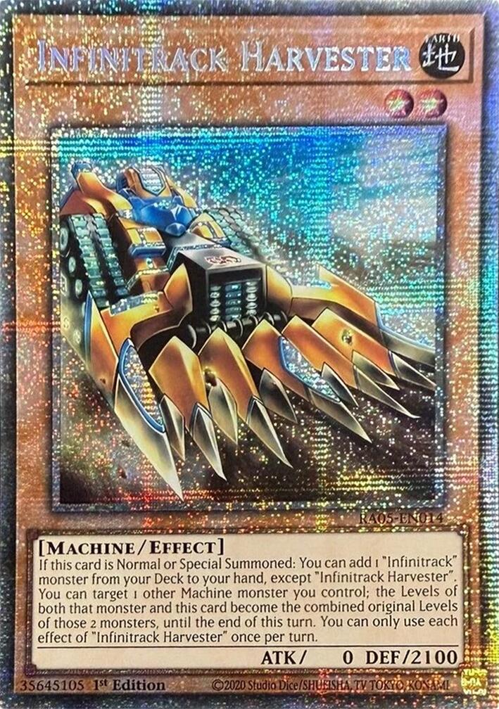 Infinitrack Harvester (Starlight Rare) [RA05-EN014] Starlight Rare | Exor Games Dartmouth