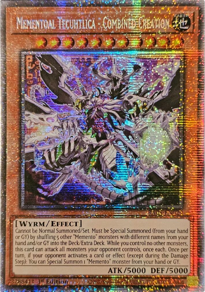 Mementoal Tecuhtlica - Combined Creation (Starlight Rare) [RA05-EN029] Starlight Rare | Exor Games Dartmouth