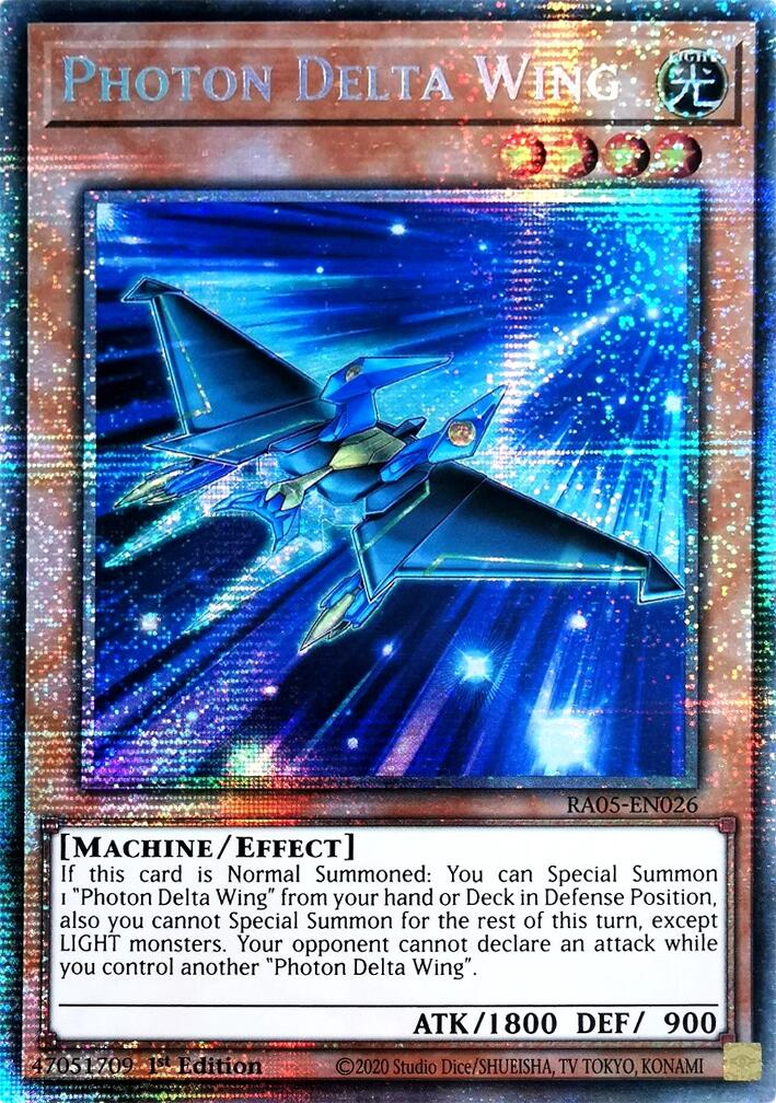Photon Delta Wing (Starlight Rare) [RA05-EN026] Starlight Rare | Exor Games Dartmouth