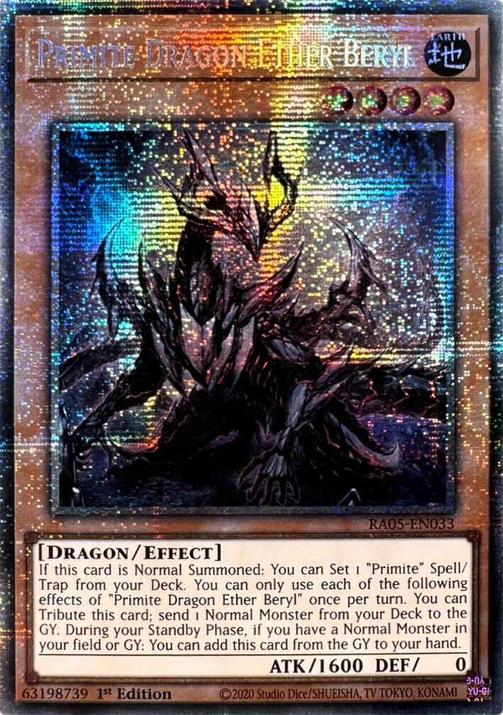 Primite Dragon Ether Beryl (Starlight Rare) [RA05-EN033] Starlight Rare | Exor Games Dartmouth