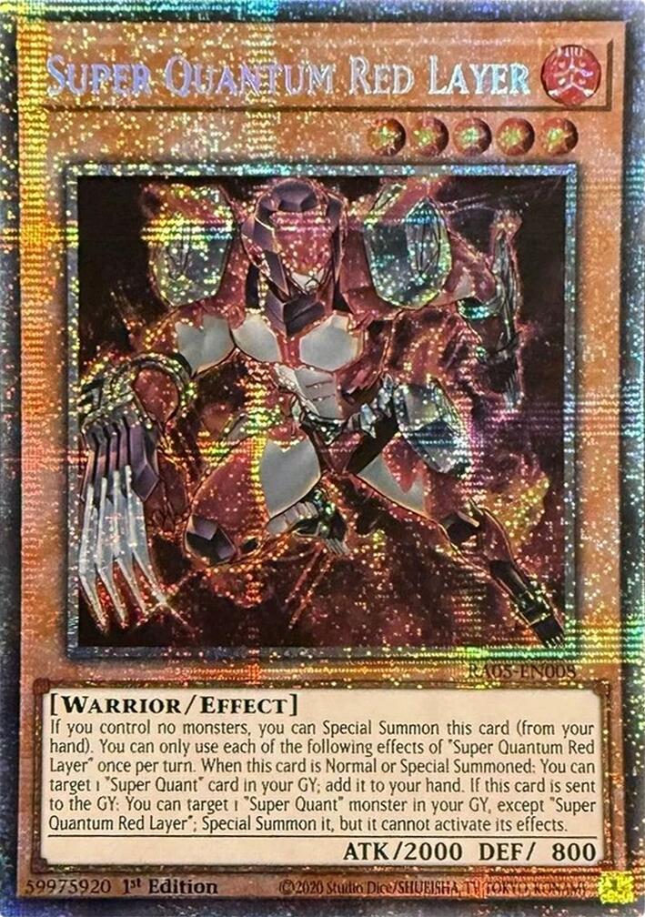 Super Quantum Red Layer (Starlight Rare) [RA05-EN008] Starlight Rare | Exor Games Dartmouth