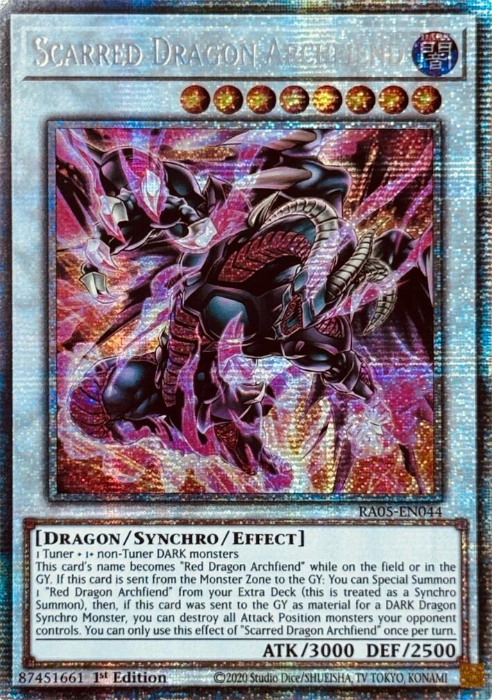 Scarred Dragon Archfiend (Starlight Rare) [RA05-EN044] Starlight Rare | Exor Games Dartmouth