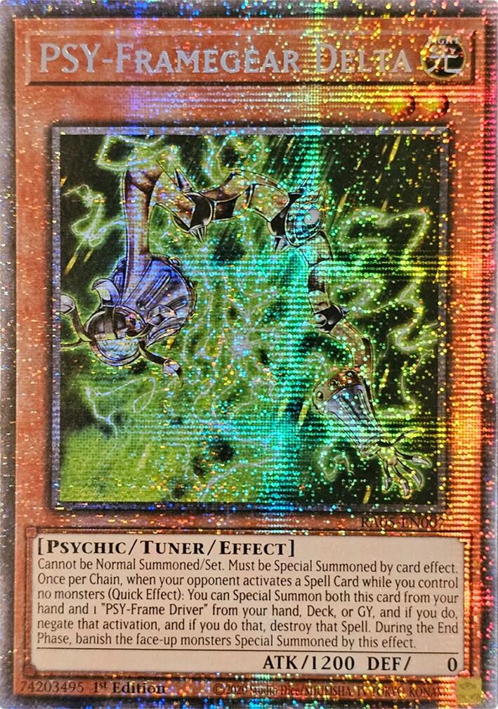PSY-Framegear Delta (Starlight Rare) [RA05-EN007] Starlight Rare | Exor Games Dartmouth