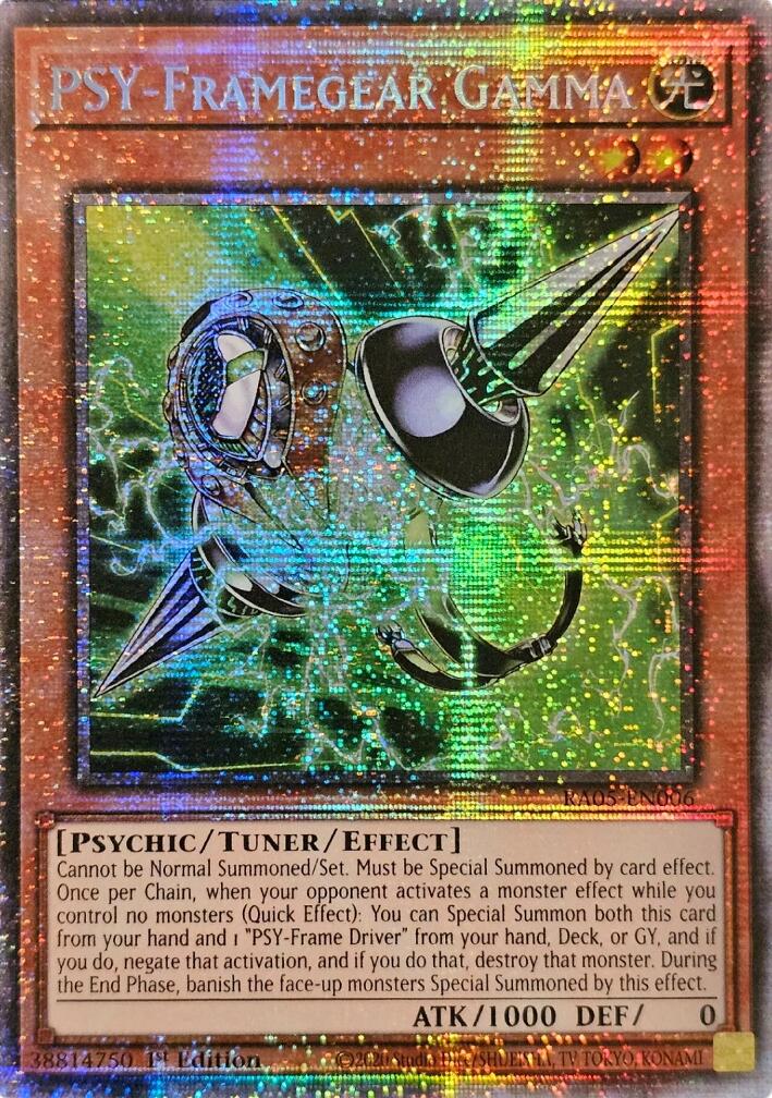 PSY-Framegear Gamma (Starlight Rare) [RA05-EN006] Starlight Rare | Exor Games Dartmouth