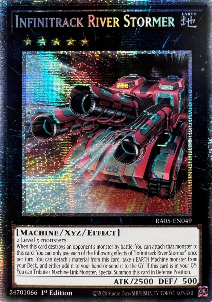 Infinitrack River Stormer (Starlight Rare) [RA05-EN049] Starlight Rare | Exor Games Dartmouth