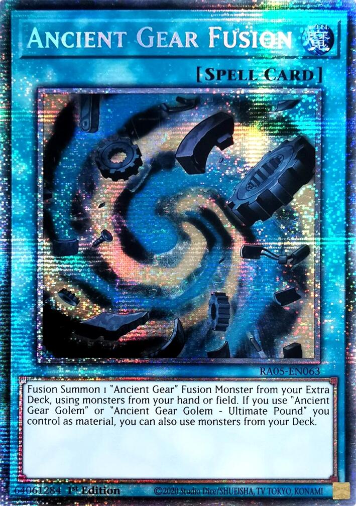 Ancient Gear Fusion (Starlight Rare) [RA05-EN063] Starlight Rare | Exor Games Dartmouth