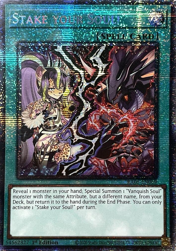 Stake your Soul! (Starlight Rare) [RA05-EN069] Starlight Rare | Exor Games Dartmouth