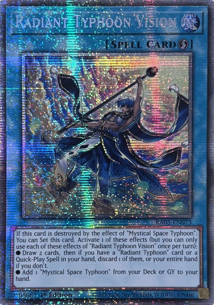 Radiant Typhoon Vision (Starlight Rare) [RA05-EN075] Starlight Rare | Exor Games Dartmouth