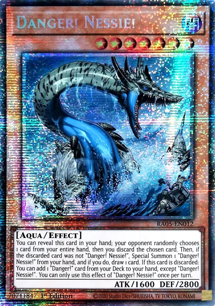 Danger! Nessie! (Starlight Rare) [RA05-EN012] Starlight Rare | Exor Games Dartmouth