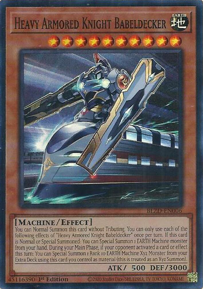 Heavy Armored Knight Babeldecker [BLZD-EN006] Super Rare | Exor Games Dartmouth