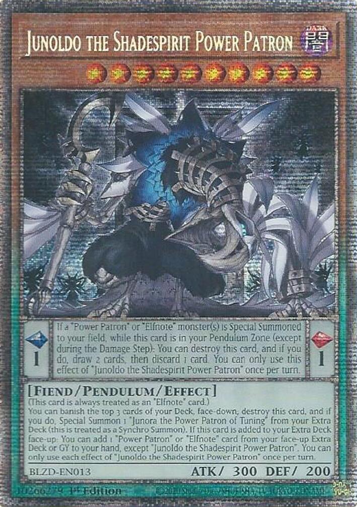 Junoldo the Shadespirit Power Patron (Starlight Rare) [BLZD-EN013] Starlight Rare | Exor Games Dartmouth