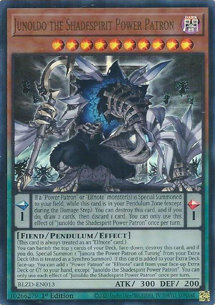 Junoldo the Shadespirit Power Patron [BLZD-EN013] Ultra Rare | Exor Games Dartmouth