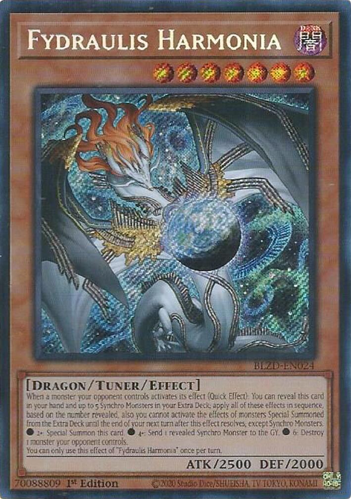 Fydraulis Harmonia [BLZD-EN024] Secret Rare | Exor Games Dartmouth