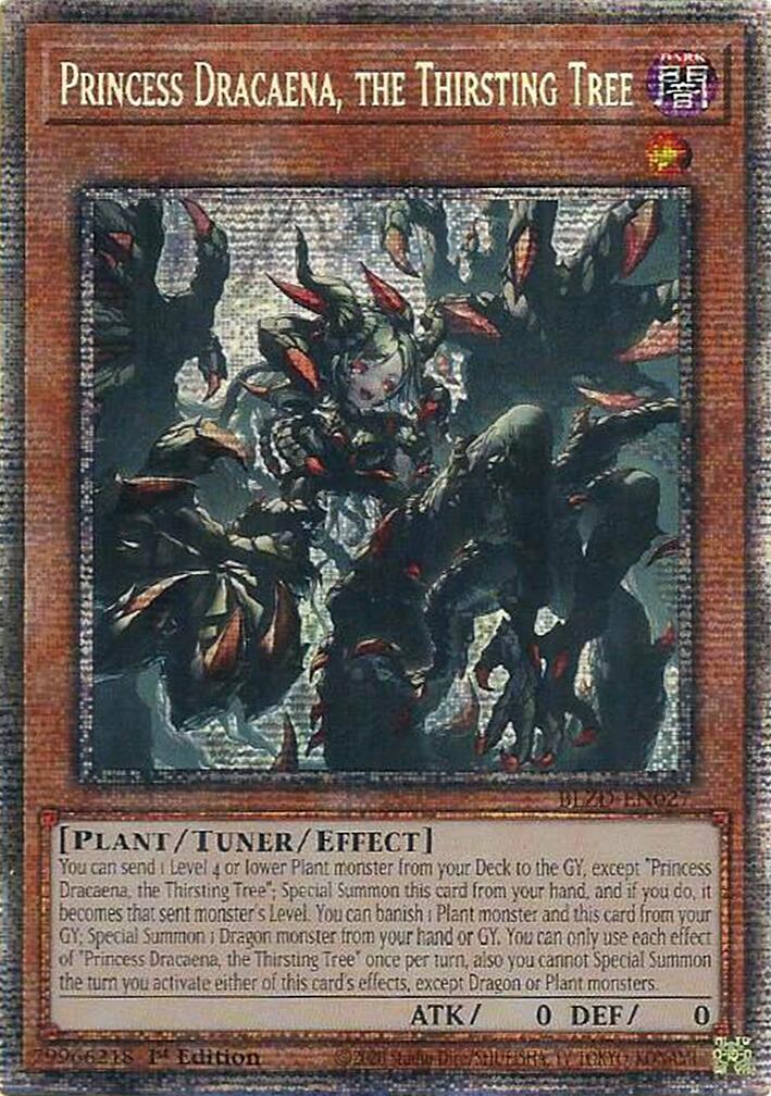 Princess Dracaena, the Thirsting Tree (Starlight Rare) [BLZD-EN027] Starlight Rare | Exor Games Dartmouth