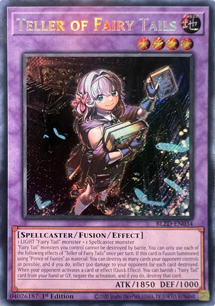 Teller of Fairy Tails [BLZD-EN034] Secret Rare | Exor Games Dartmouth