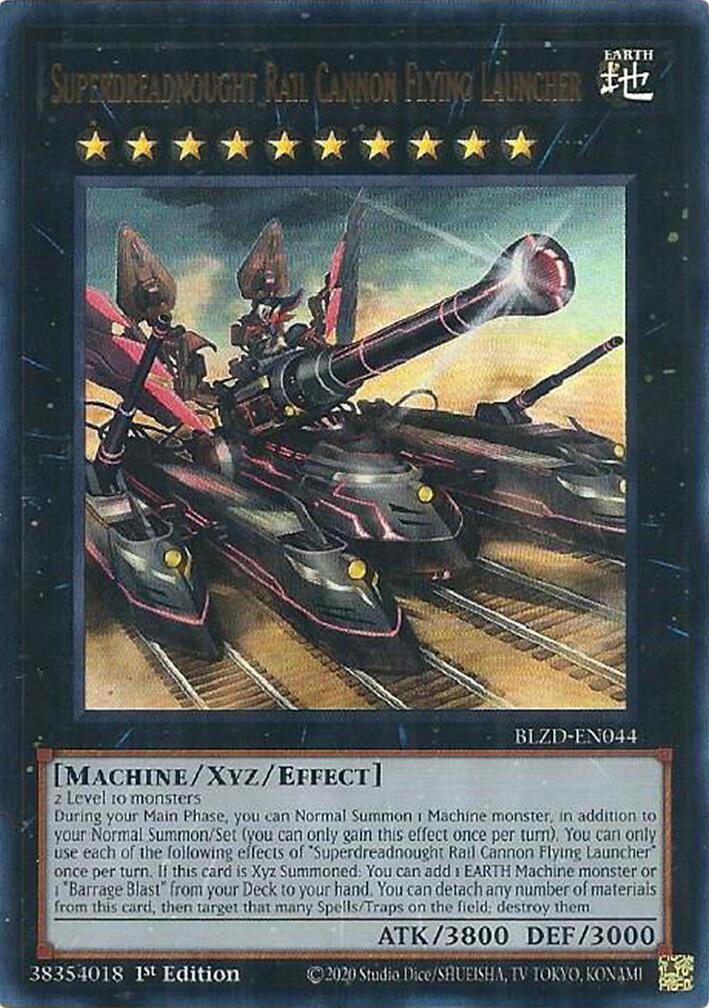Superdreadnought Rail Cannon Flying Launcher [BLZD-EN044] Ultra Rare | Exor Games Dartmouth