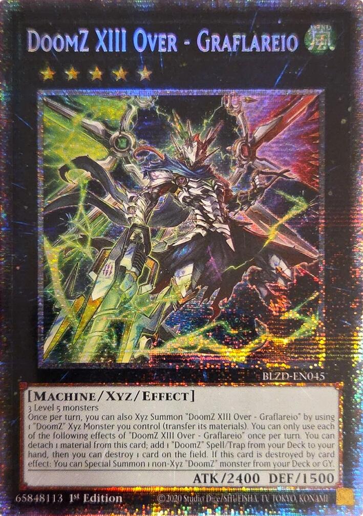 DoomZ XIII Over - Graflareio (Starlight Rare) [BLZD-EN045] Starlight Rare | Exor Games Dartmouth