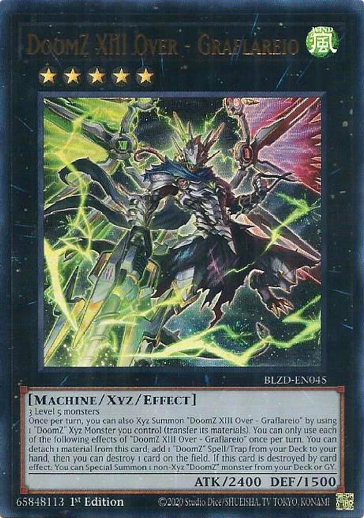 DoomZ XIII Over - Graflareio [BLZD-EN045] Ultra Rare | Exor Games Dartmouth