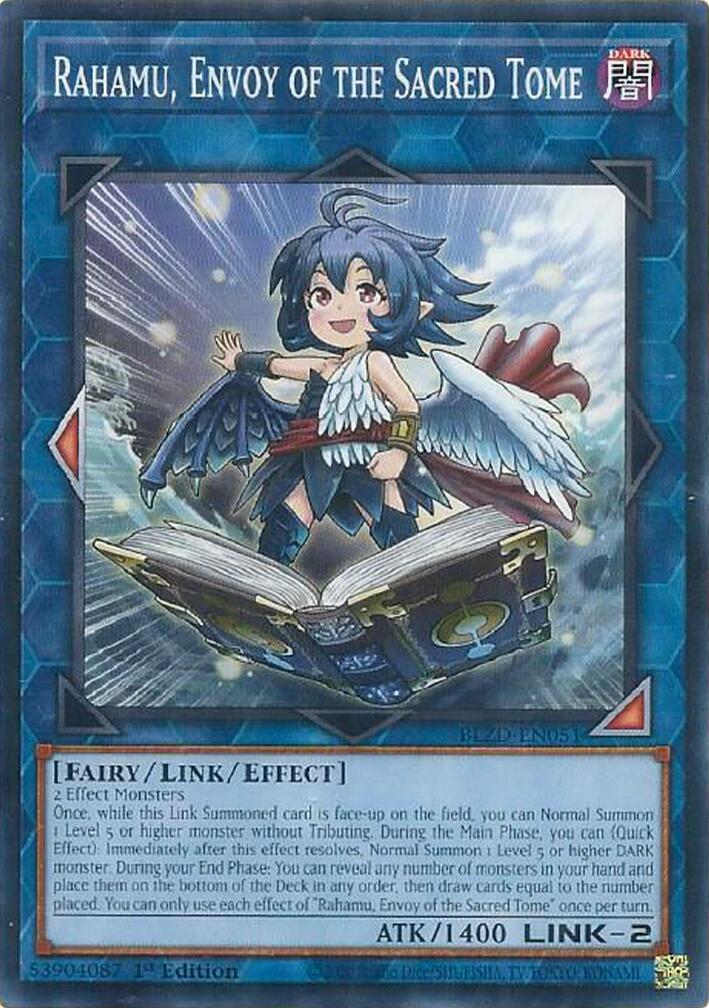 Rahamu, Envoy of the Sacred Tome [BLZD-EN051] Common | Exor Games Dartmouth