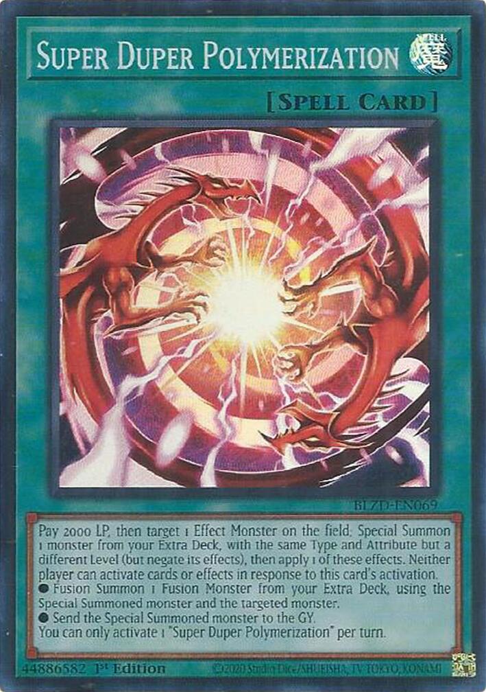Super Duper Polymerization [BLZD-EN069] Super Rare | Exor Games Dartmouth