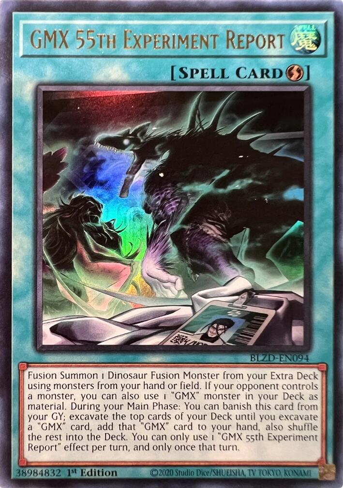 GMX 55th Experiment Report [BLZD-EN094] Ultra Rare | Exor Games Dartmouth