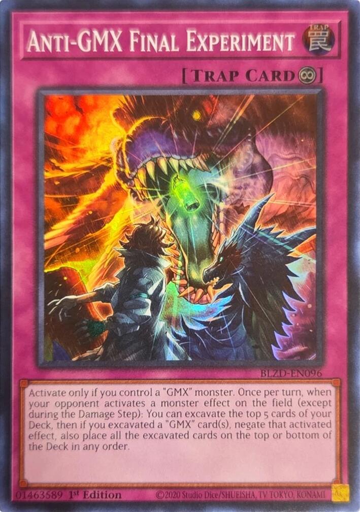 Anti-GMX Final Experiment [BLZD-EN096] Super Rare | Exor Games Dartmouth