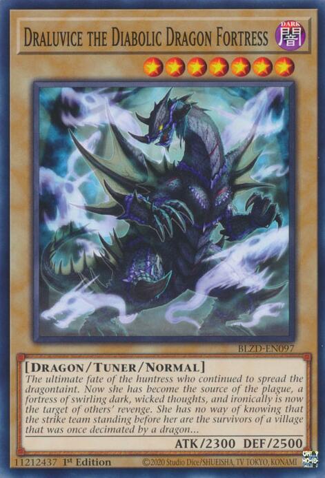 Draluvice the Diabolic Dragon Fortress [BLZD-EN097] Common | Exor Games Dartmouth