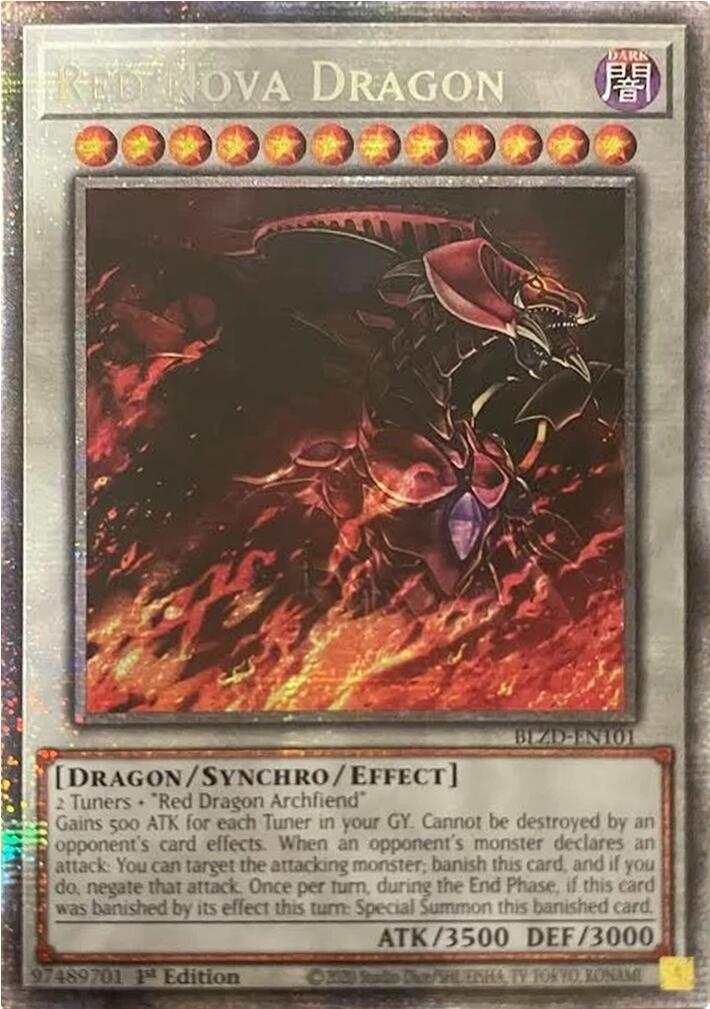Red Nova Dragon (Starlight Rare) [BLZD-EN101] Starlight Rare | Exor Games Dartmouth