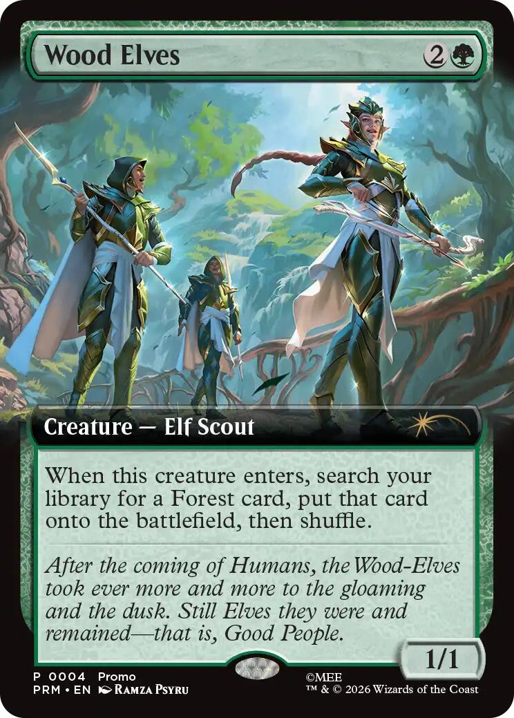 Wood Elves (Extended Art) [Media Promos] | Exor Games Dartmouth