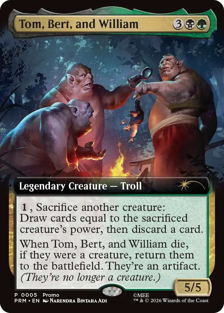 Tom, Bert, and William (Extended Art) [Media Promos] | Exor Games Dartmouth