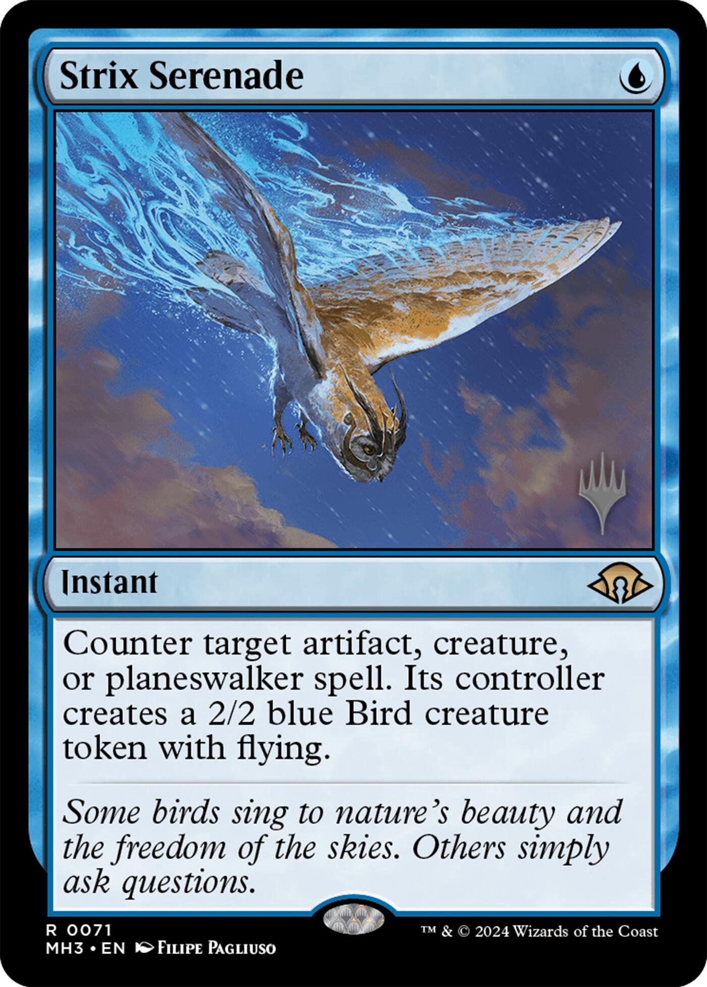 Strix Serenade [Modern Horizons 3 Promos] | Exor Games Dartmouth