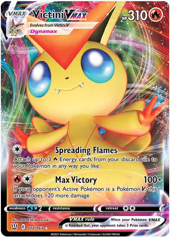 Victini VMAX (022/163) [Sword & Shield: Battle Styles] | Exor Games Dartmouth