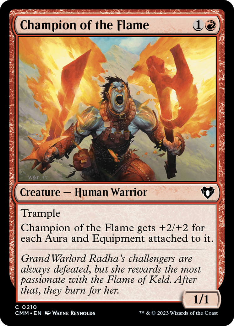 Champion of the Flame [Commander Masters] | Exor Games Dartmouth