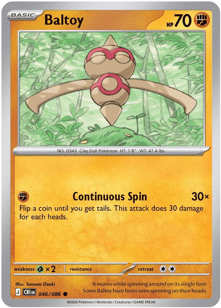 Baltoy (046/086) [Mega Evolution: Chaos Rising] | Exor Games Dartmouth