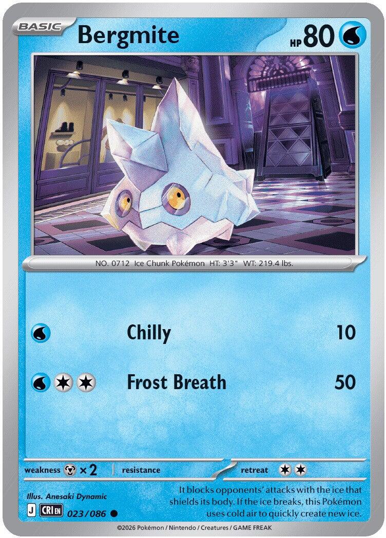 Bergmite (023/086) [Mega Evolution: Chaos Rising] | Exor Games Dartmouth
