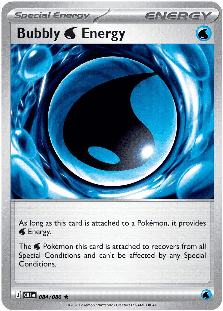 Bubbly W Energy (084/086) [Mega Evolution: Chaos Rising] | Exor Games Dartmouth