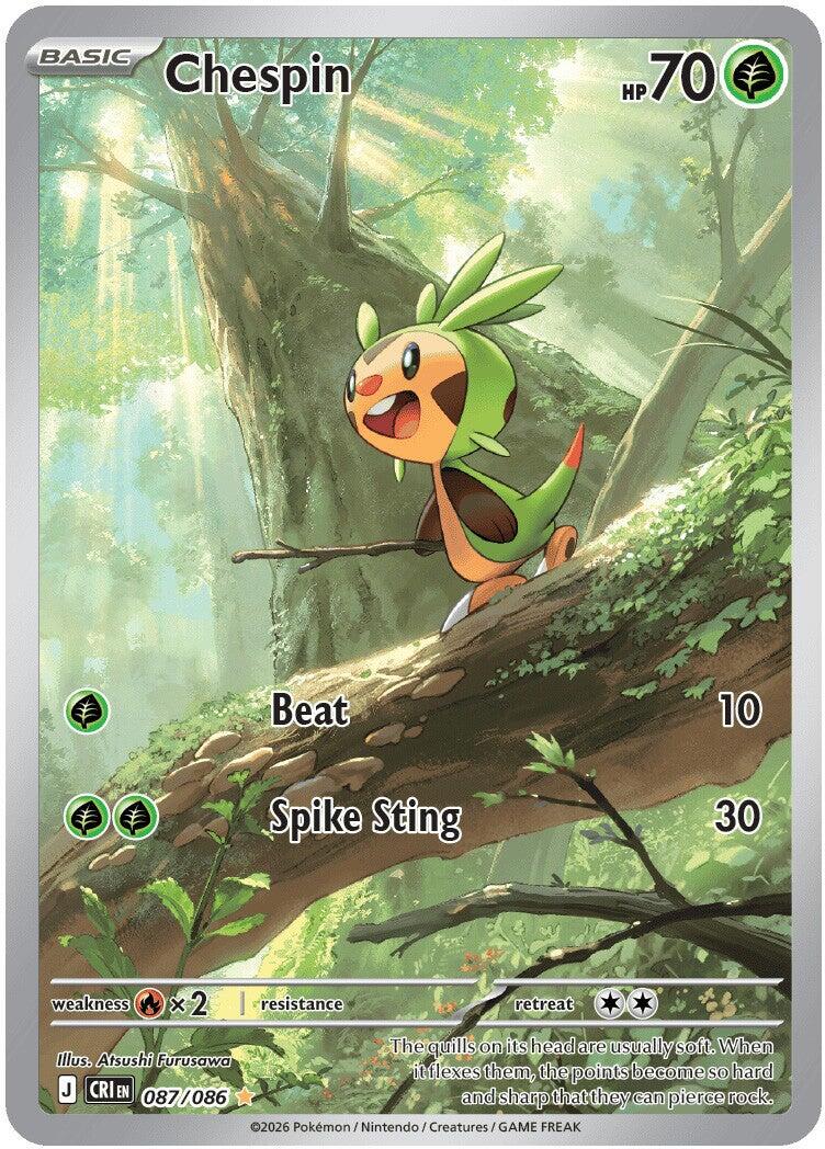 Chespin (087/086) [Mega Evolution: Chaos Rising] | Exor Games Dartmouth