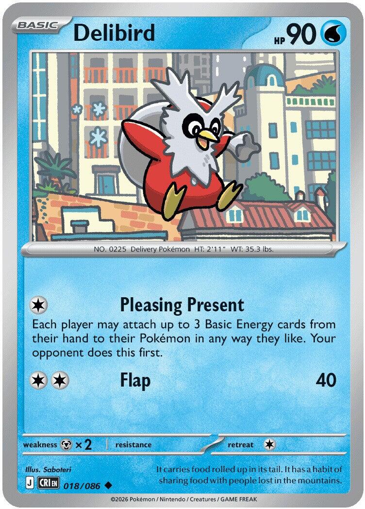 Delibird (018/086) [Mega Evolution: Chaos Rising] | Exor Games Dartmouth