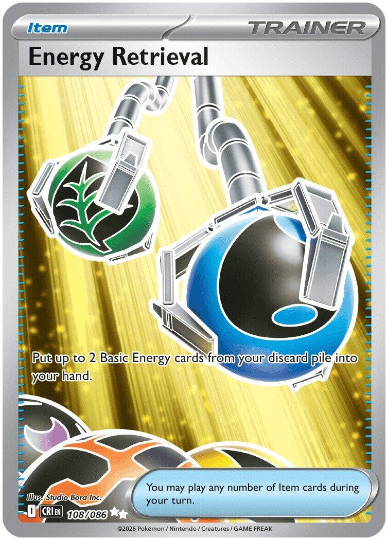 Energy Retrieval (108/086) [Mega Evolution: Chaos Rising] | Exor Games Dartmouth