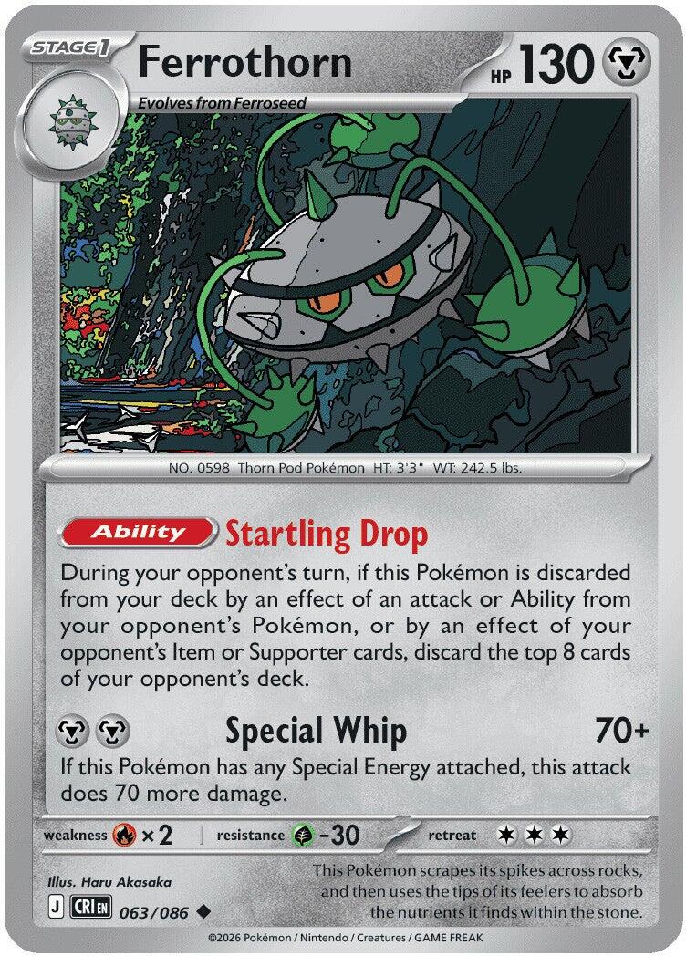 Ferrothorn (063/086) [Mega Evolution: Chaos Rising] | Exor Games Dartmouth