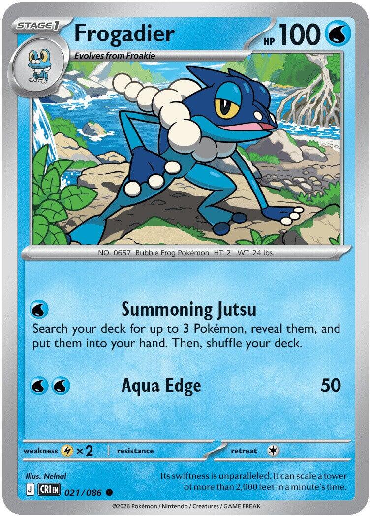 Frogadier (021/086) [Mega Evolution: Chaos Rising] | Exor Games Dartmouth