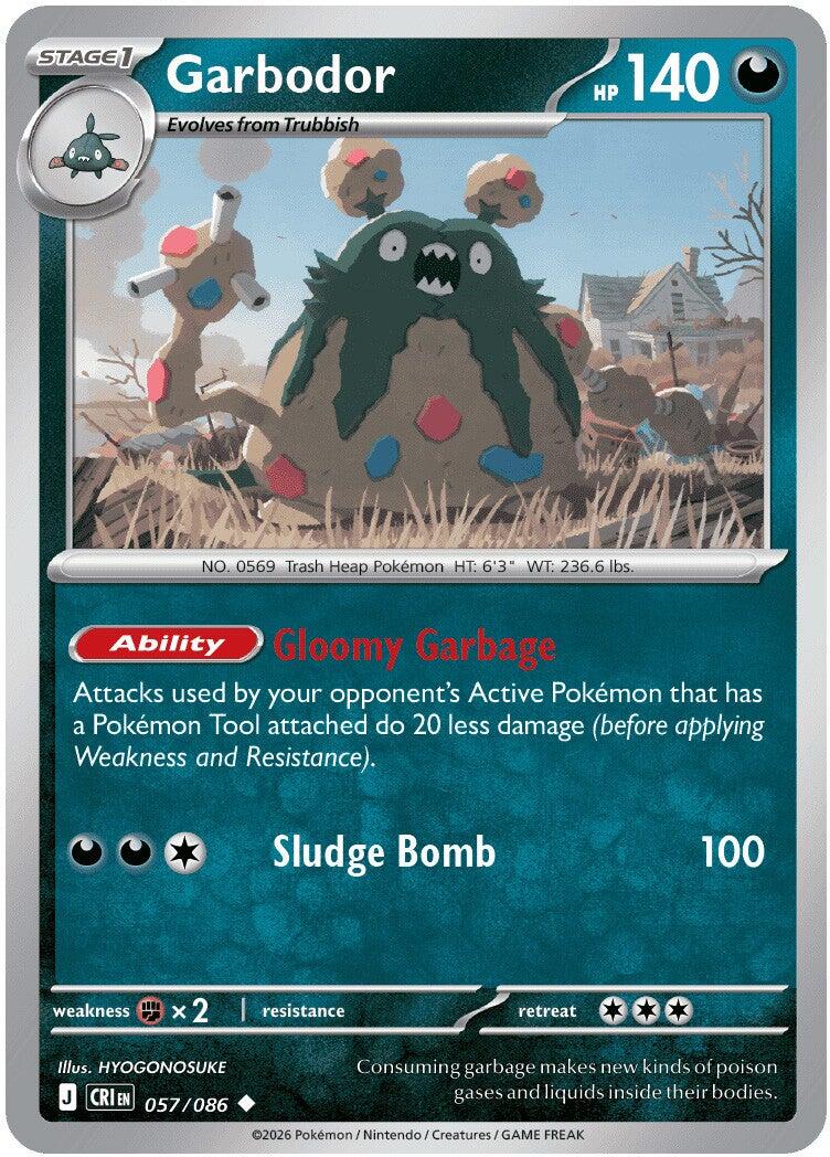 Garbodor (057/086) [Mega Evolution: Chaos Rising] | Exor Games Dartmouth